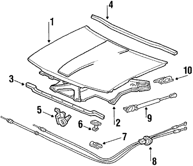 6601SG0306ZZ - Body: Hood for Acura Image