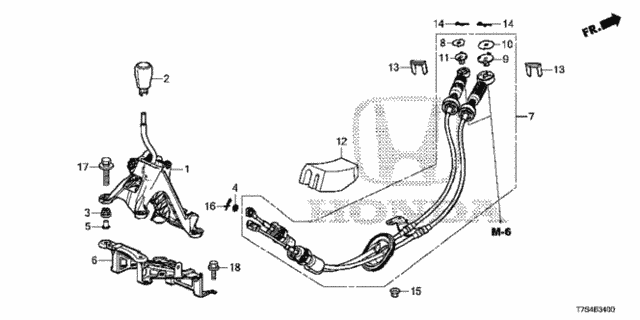 Shift Lever for 2018 Honda HR-V #0