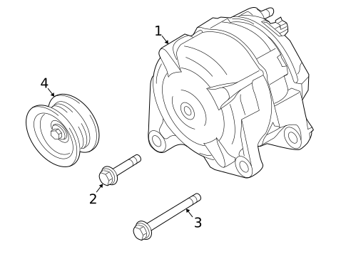 Alternator for 2010 Dodge Journey #0