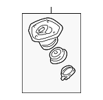 4502560100 - Steering: Dust Shield for Toyota: Land Cruiser Image