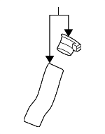 96850956 - Engine: Hose for Chevrolet: Aveo, Aveo5 | Pontiac: G3 Image