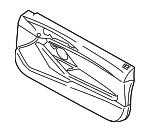 51418089041 - Body: Door Trim Panel for BMW: 430i, 430i xDrive, 840i, 840i xDrive, M4, M440i, M440i xDrive, M8, M850i xDrive Image