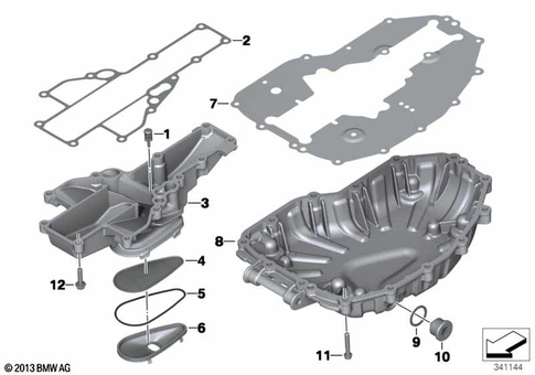 Oil Pan for 2009 BMW-Motorrad F 650 GS #0