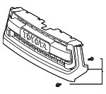 531000C260E1 - : Grille for Toyota Image