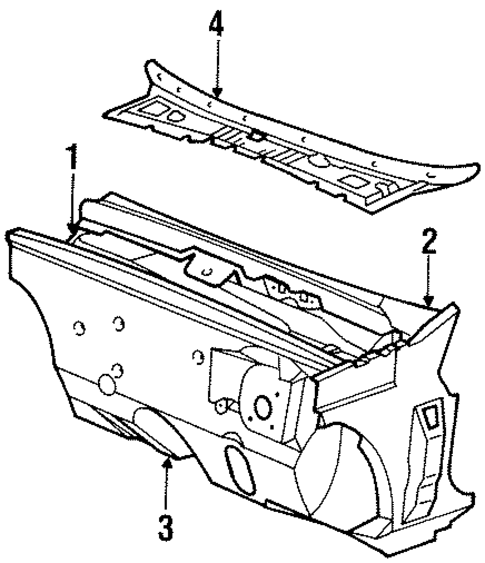 Cowl for 1992 Chrysler Imperial #0