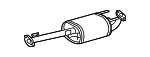 1742031370 - Exhaust: Muffler &amp; Pipe for Toyota: FJ Cruiser Image