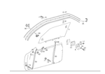 1237250134 - Front Doors: Sliding Block for Mercedes-Benz Image