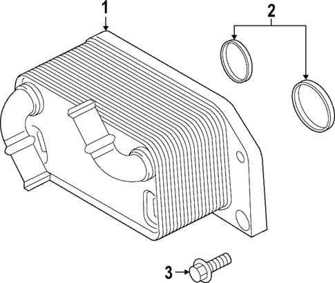 Oil Cooler for 2022 Volvo XC60 #0