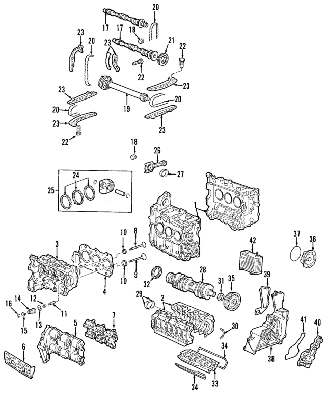 99610190106 - Engine: Cylinder Block for Porsche Image