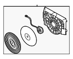 LR020624 - : Fan Assembly for Land Rover: Range Rover Image