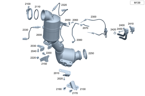 Exhaust System for 2026 Mercedes-Benz SL43 AMG #0