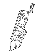 8A5Z5428408A - : Lock Pillar Reinforced for Ford: Police Interceptor Sedan, Special Service Police Sedan, Taurus | Lincoln: MKS Image