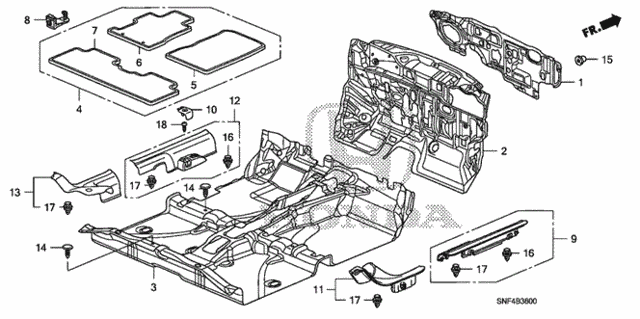 Floor Mat for 2006 Honda Civic #0