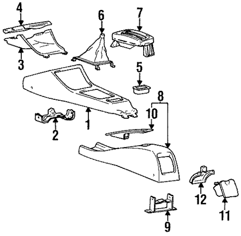 Gear Shift Control for 1997 Hyundai Accent #0