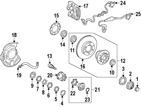 Front Brakes for 1993 Toyota T100 #0