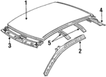 535817021 - Body: Roof Panel for Volkswagen: Corrado Image
