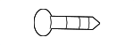 1249304101 - Body: Lower Quarter Trim Retainer Screw for Hyundai Image