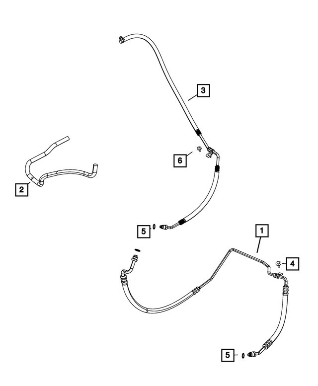 6504406 - Steering: Hex Flange Head Bolt for Mopar Image image