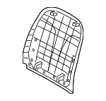 88390C1300TGG - Body: Seat Back Panel for Hyundai Image