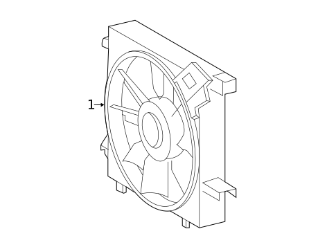Cooling Fan for 2009 Mercedes-Benz G550 #0