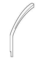 CGE500420 - Body: Side Molding Seal Strip for Land Rover: LR3, LR4 Image