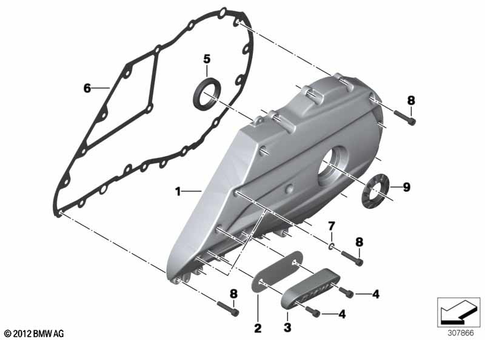 Rear Swing Arm with Bearing, Strut for 2019 BMW-Motorrad C 650 GT #4