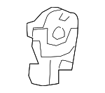 7213633300 - Body: Seat Adjuster Spacer for Lexus: ES250, ES300h, ES350 Image