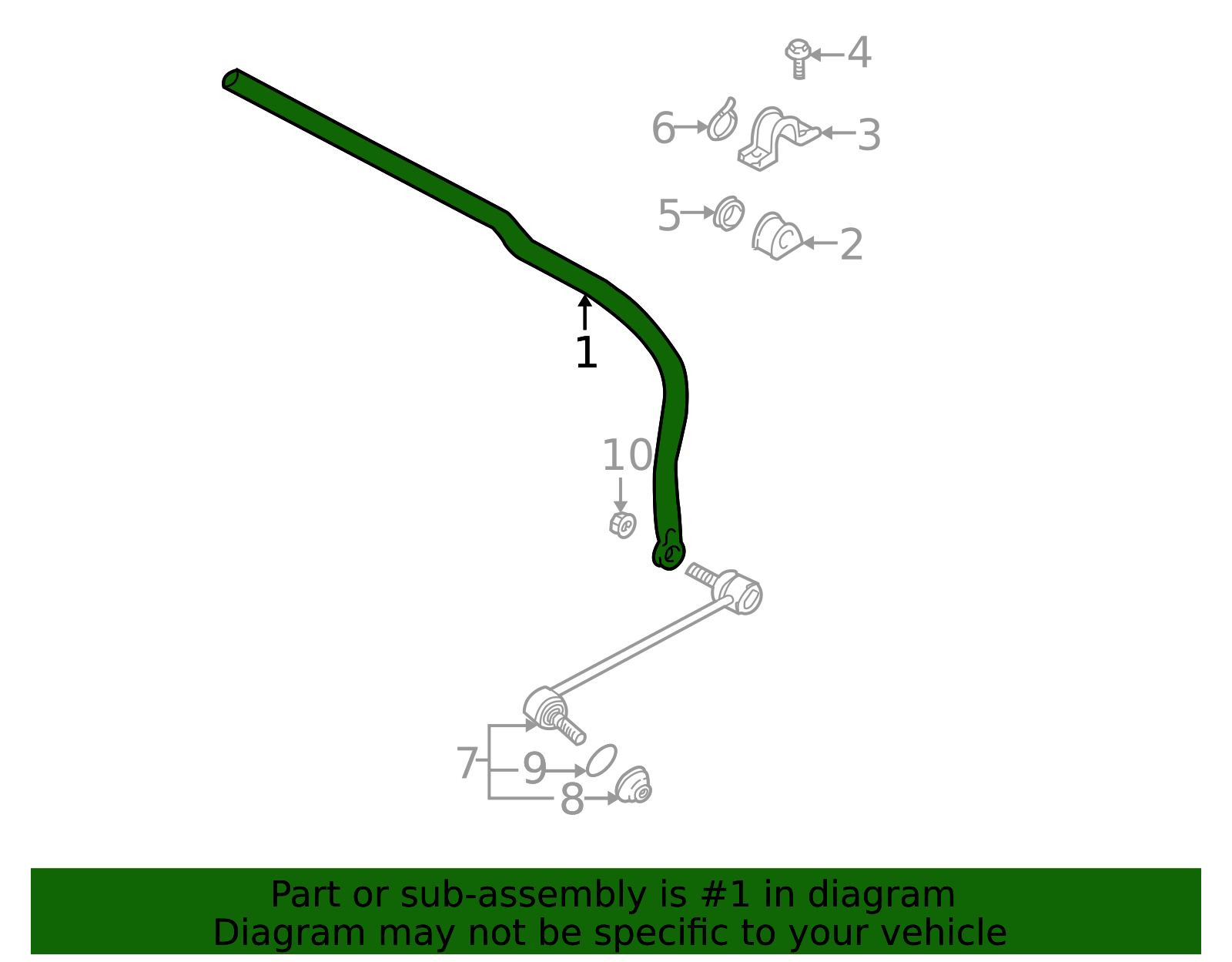 Stabilizer Bar 54810-26000-SJ | MotorMotor