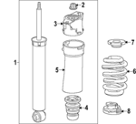 86532047 - Unclassified: Coil Spring for Acura Image