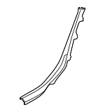80A867768A4PK - Body: Lower Pillar Trim for Audi Image