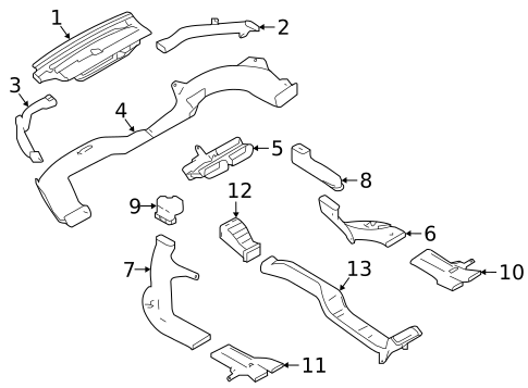 Ducts for 2023 Nissan Altima #0