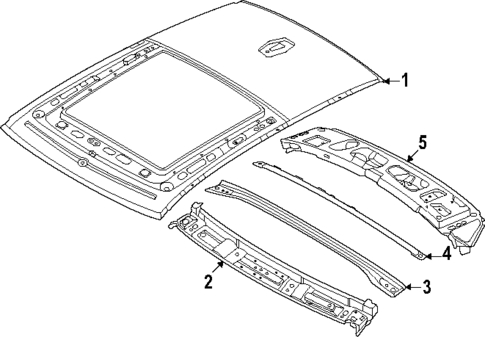 Roof & Components for 2024 BMW X2 #1
