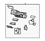 Heater and Air Conditioning Evaporator Case