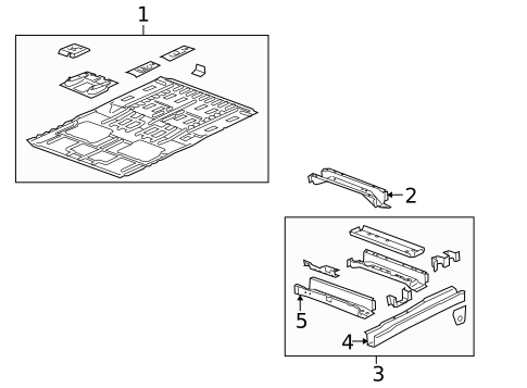 Floor & Rails for 2006 Pontiac Montana #0