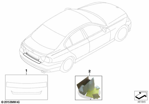 Paint / Paint Guard Strips for 2009 BMW 335d #0