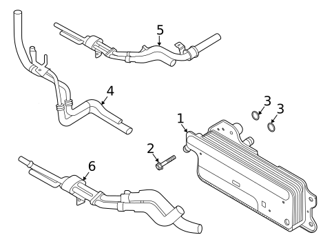 Trans Oil Cooler for 2025 Lincoln Aviator #0
