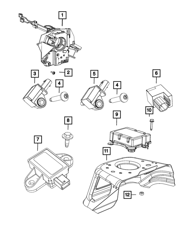 5109184AD - Restraints: Occupant Restraint Module Bracket for Mopar Image