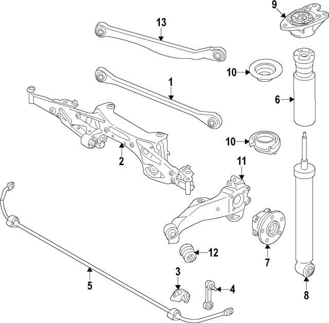 31208882498 - : Rear Hub &amp; Bearing for BMW Image