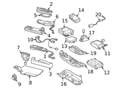 Electrical Components for 2005 Mercedes-Benz CLK 320 #0