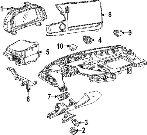 Headlamp Components for 2024 Chevrolet Corvette #28