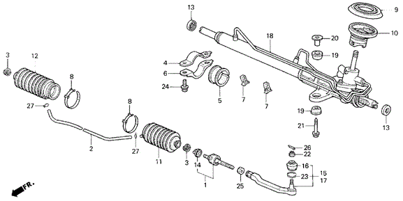 P.S. Gear Box for 1998 Honda Odyssey #0