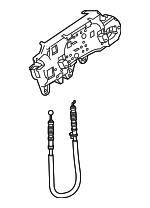 8W0837812A - Body: Exterior Door Handle Base for Audi Image