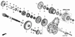 23220RGR010 - Transmission - Automatic: COUNTERSHAFT for Honda Image