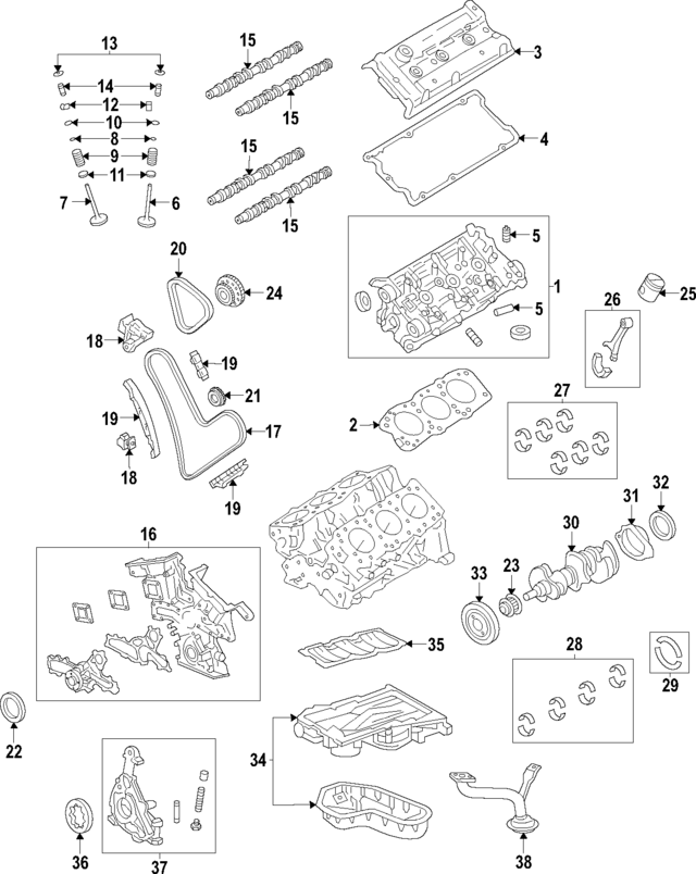 1371531150 - Engine: Exhaust Valve for Lexus Image