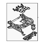 LL1Z9961710A - Body: Seat Frame for Ford Image