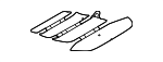 SL1Z14D696B - Body: Seat Cushion Heater for Ford Image
