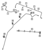 68170690AC - Brakes: Brake Hose And Tube Assembly for Mopar Image