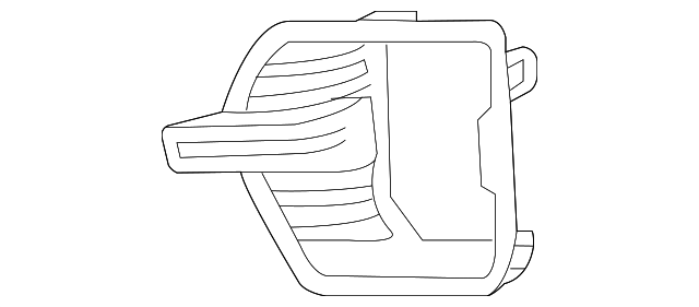2021-2024 GMC Black Front Driver Side Fog Lamp Bezel 84341218 | OEM ...