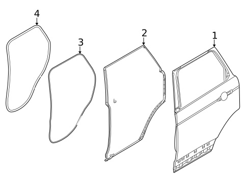 Door & Components for 2022 Land Rover Range Rover #4