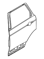 LR159304 - Body: Door Shell for Land Rover: Range Rover Image